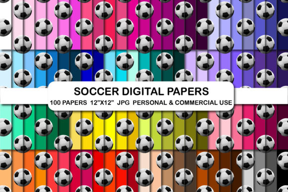 Download Soccer Digital Papers JPG, Sports Papers - Soccer Collection