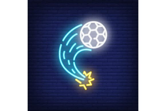 Download Flying Soccer Ball on Brick Background. - Soccer Collection