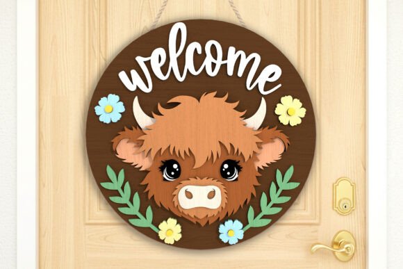 Download Welcome Buffalo Door Sign SVG - Buffalo Collection
