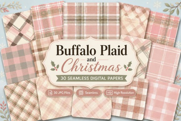 Download Buffalo Plaid and Christmas Digital - Buffalo Collection